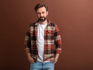 portrait-handsome-attractive-stylish-bearded-man-brown